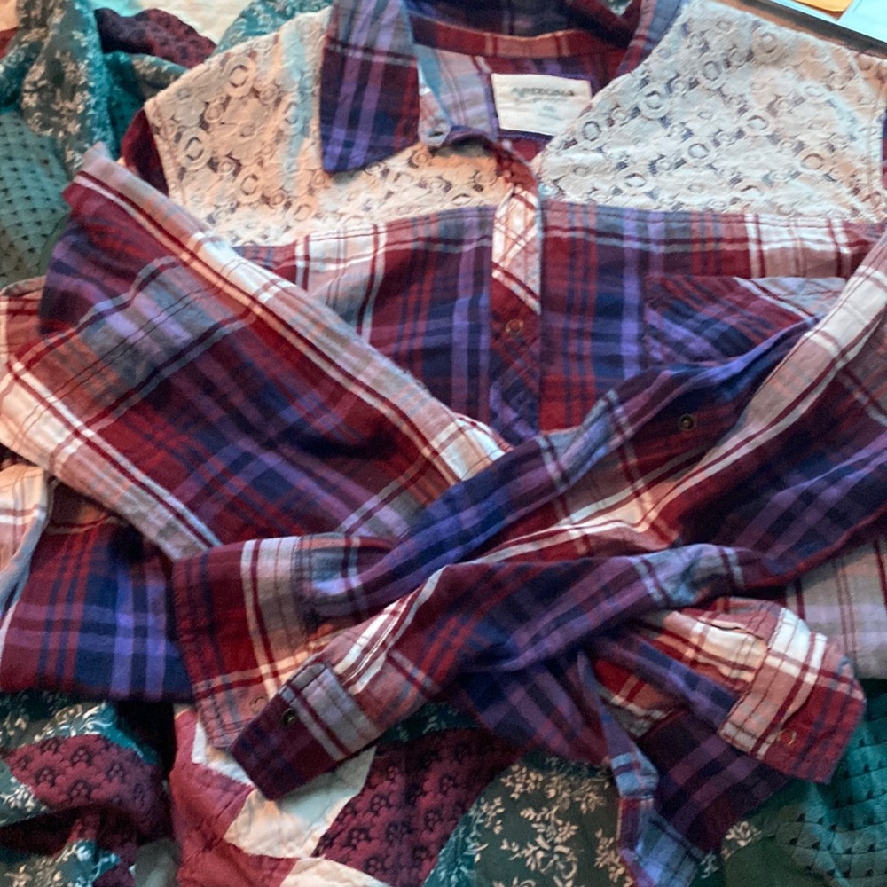 Multicolored flannel